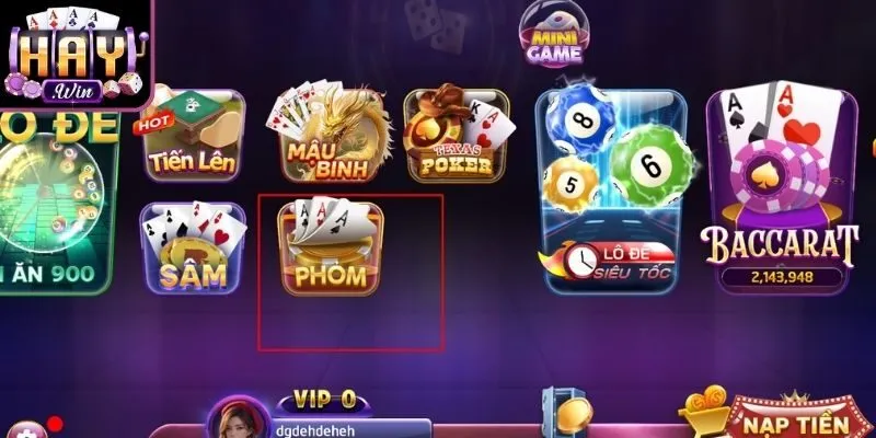 Phỏm Haywin còn có tên là tá lả