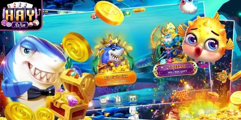 Có nhiều cấp độ chơi trong Vua bắn cá Haywin